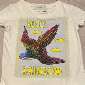Gucci Kids White Graphic T-Shirt